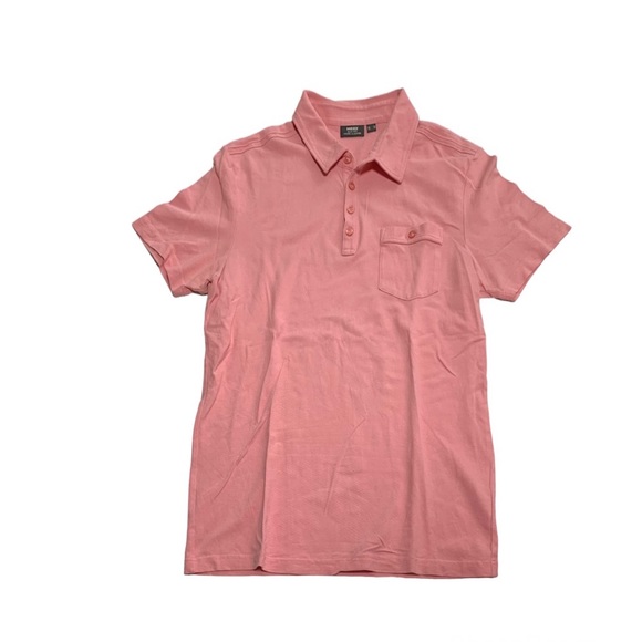 Mexx Grapefruit Pink Slim Fit Polo Shirt NWOT Size Medium - Picture 1 of 10